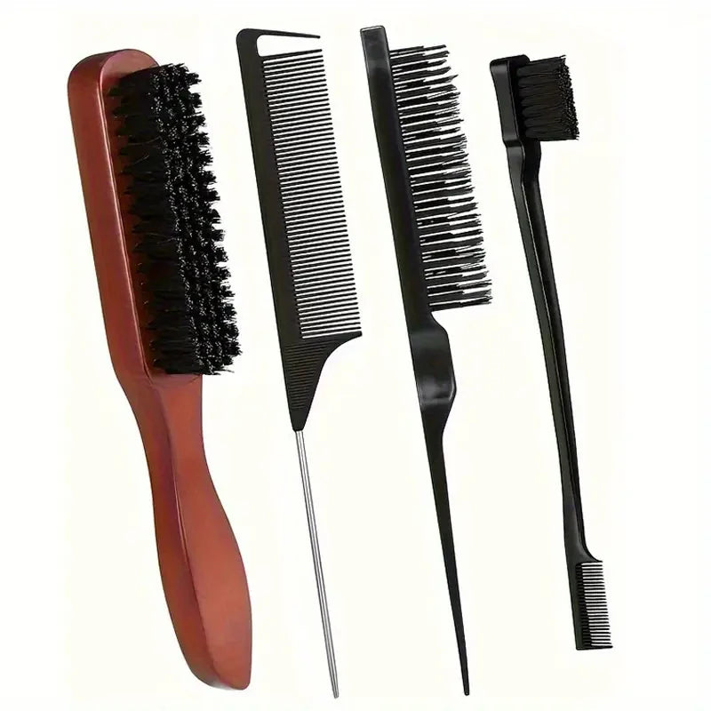 Natural Bristle Brush for Smooth, Shiny Hair